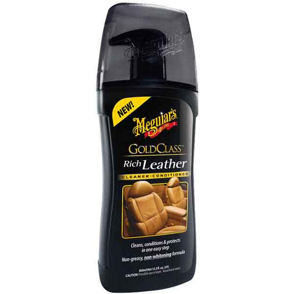 Meguiar’s Gold Class Rich Leather Cleaner & Conditioner | Automaterialen Timmermans